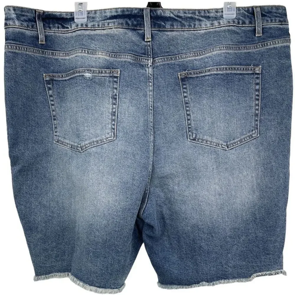 Terra & Sky Plus High Rise Blue Denim Jeans NEW Size 26W Womens Summer Vacation